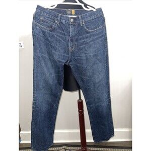 J Crew 32/32 Straight Dark Blue Jeans